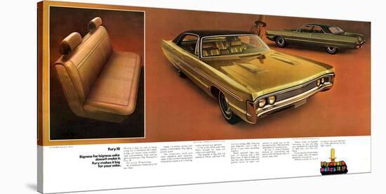 1970 Plymouth Fury III Hardtop-null-Stretched Canvas