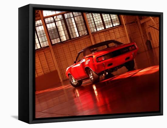 1970 Plymouth Hemi Cuda-Clive Branson-Framed Stretched Canvas