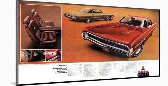 1970 Plymouth Sport Fury-null-Mounted Art Print