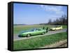 1970 Plymouth Superbird with 1968 Dodge Daytona-null-Framed Stretched Canvas