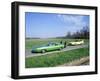 1970 Plymouth Superbird with 1968 Dodge Daytona-null-Framed Photographic Print