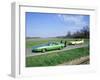 1970 Plymouth Superbird with 1968 Dodge Daytona-null-Framed Photographic Print