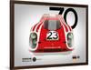 1970 Porsche 917 Kurzheck 4.5L-NaxArt-Framed Art Print