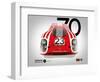 1970 Porsche 917 Kurzheck 4.5L-NaxArt-Framed Art Print