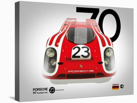 1970 Porsche 917 Kurzheck 4.5L-NaxArt-Stretched Canvas