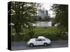 1970's Porsche 911, Riverside Park, Frankfurt-Am-Main, Hessen, Germany-Walter Bibikow-Stretched Canvas