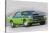 1970-TA-Challenger Watercolor-NaxArt-Stretched Canvas