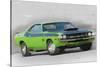 1970-TA-Challenger Watercolor-NaxArt-Stretched Canvas