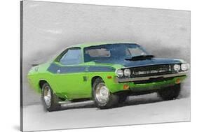 1970-TA-Challenger Watercolor-NaxArt-Stretched Canvas