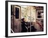 1970s America, Graffiti on a Subway Car, New York City, New York, 1972-null-Framed Photo