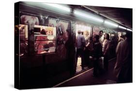 1970s America, Graffiti on a Subway Car on the Lexington Avenue Line. New York City, New York, 1972-null-Stretched Canvas