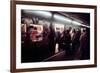 1970s America, Graffiti on a Subway Car on the Lexington Avenue Line. New York City, New York, 1972-null-Framed Photo