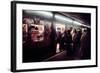 1970s America, Graffiti on a Subway Car on the Lexington Avenue Line. New York City, New York, 1972-null-Framed Photo