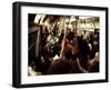 1970s America, Passengers on a Subway Car, New York City, New York, 1972-null-Framed Photo