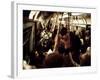 1970s America, Passengers on a Subway Car, New York City, New York, 1972-null-Framed Photo