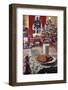 1970s CHRISTMAS INDOOR LIVING ROOM WITH TREE TOYS PRESENTS AND COOKIES AND MILK SNACK FOR SANTA...-Panoramic Images-Framed Photographic Print