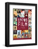 1970s Film Alphabet - A to Z-Stephen Wildish-Framed Giclee Print