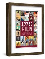 1970s Film Alphabet - A to Z-Stephen Wildish-Framed Giclee Print