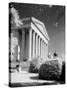 1970s Infrared Photograph Front of Supreme Court Building Washington DC-null-Stretched Canvas