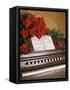 1970s PIANO CAROLS FLOWERS POINSETTIA-Panoramic Images-Framed Stretched Canvas