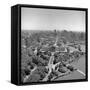 1970s SKYLINE ART MUSEUM AND CITY HALL PHILADELPHIA PA USA-Panoramic Images-Framed Stretched Canvas