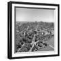 1970s SKYLINE ART MUSEUM AND CITY HALL PHILADELPHIA PA USA-Panoramic Images-Framed Photographic Print