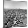 1970s SKYLINE ART MUSEUM AND CITY HALL PHILADELPHIA PA USA-Panoramic Images-Mounted Photographic Print