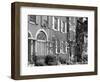 1970s Street Scene Residential Townhouses in Urban Inner City Philadelphia,, PA-null-Framed Photographic Print