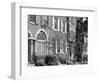 1970s Street Scene Residential Townhouses in Urban Inner City Philadelphia,, PA-null-Framed Photographic Print