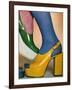 1970s UK Platform Shoes Catalogue/Brochure Plate-null-Framed Giclee Print