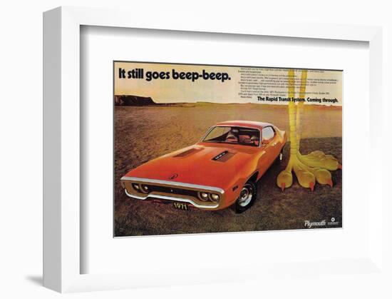 1971 Chrysler Plymouth 383-null-Framed Art Print