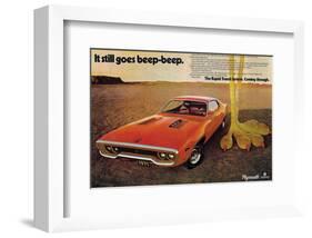 1971 Chrysler Plymouth 383-null-Framed Art Print