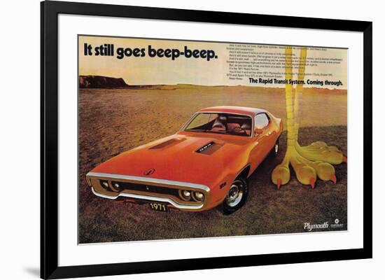 1971 Chrysler Plymouth 383-null-Framed Art Print