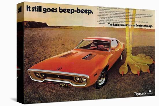 1971 Chrysler Plymouth 383-null-Stretched Canvas