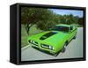 1971 Dodge Charger R - T 440 Magnum-null-Framed Stretched Canvas