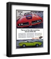 1971 Dogde Charger Super Bee-null-Framed Art Print