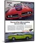 1971 Dogde Charger Super Bee-null-Mounted Art Print