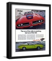 1971 Dogde Charger Super Bee-null-Framed Art Print