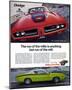 1971 Dogde Charger Super Bee-null-Mounted Art Print