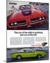 1971 Dogde Charger Super Bee-null-Mounted Art Print