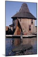 1971: Floating-Home Owner Mary Holt Sunbathes on the Deck of Her House, Sausalito, California-Michael Rougier-Mounted Photographic Print