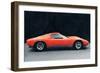 1971 Lamborghini Miura P400 S Watercolor-NaxArt-Framed Art Print