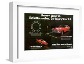 1971 Mercury - Better Cars-null-Framed Art Print