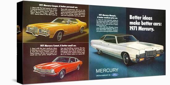 1971 Mercury - Better Ideas-null-Stretched Canvas