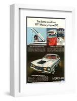 1971 Mercury-Better Small Car-null-Framed Art Print