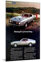 1971 Mustang - Personal Thing-null-Mounted Art Print