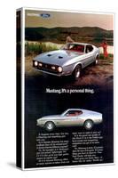 1971 Mustang - Personal Thing-null-Stretched Canvas