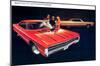 1971 Plymouth Fury GT &Hardtop-null-Mounted Premium Giclee Print