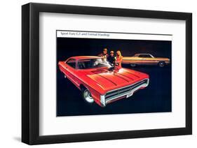 1971 Plymouth Fury GT &Hardtop-null-Framed Art Print