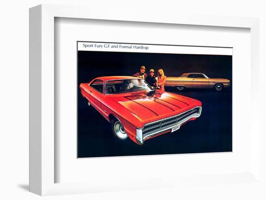 1971 Plymouth Fury GT &Hardtop-null-Framed Art Print